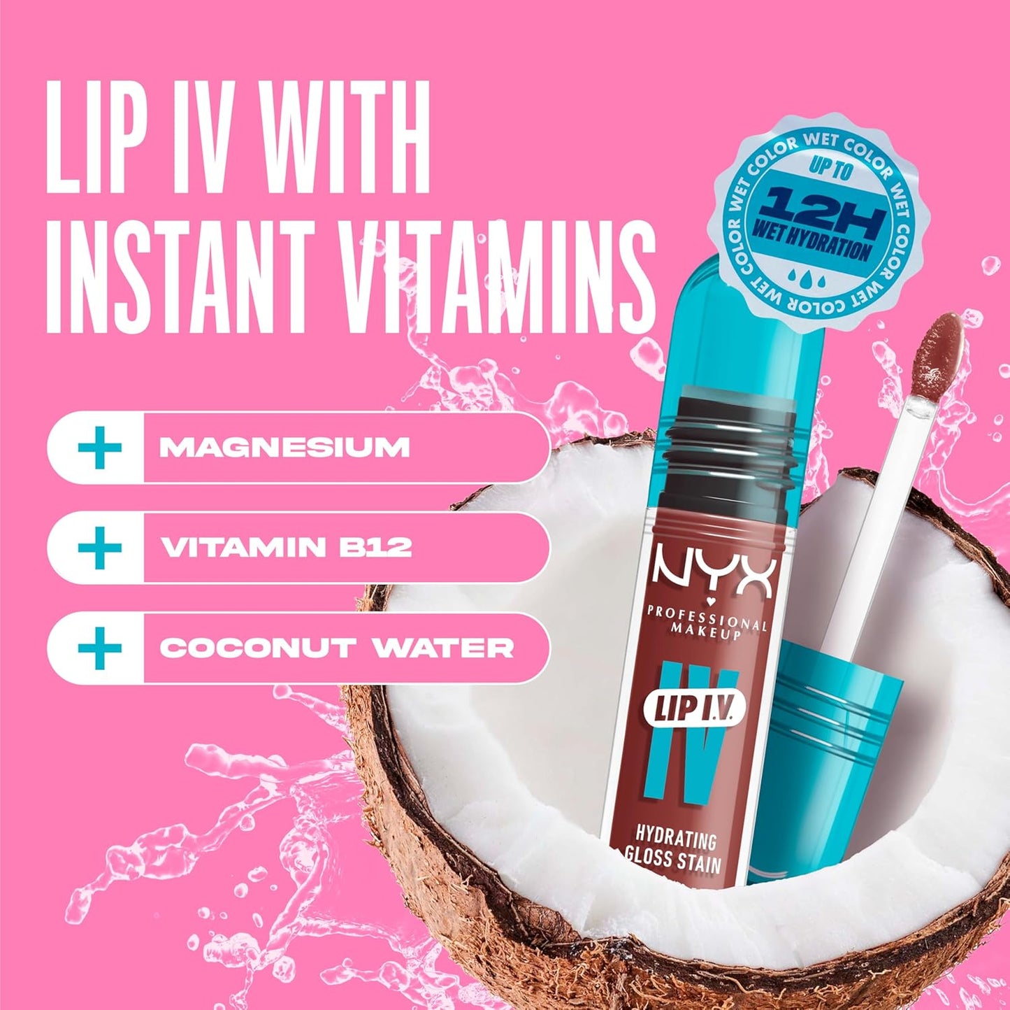 NYX Lip IV Hydrating Lip Gloss Stain