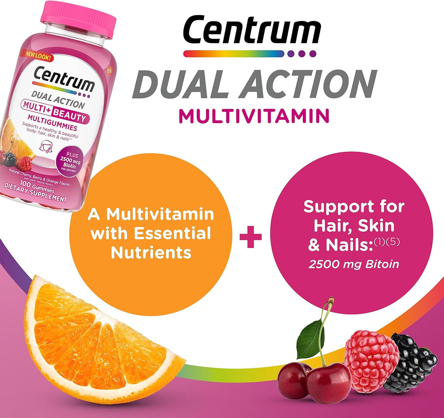Centrum MultiGummies Multi + Beauty