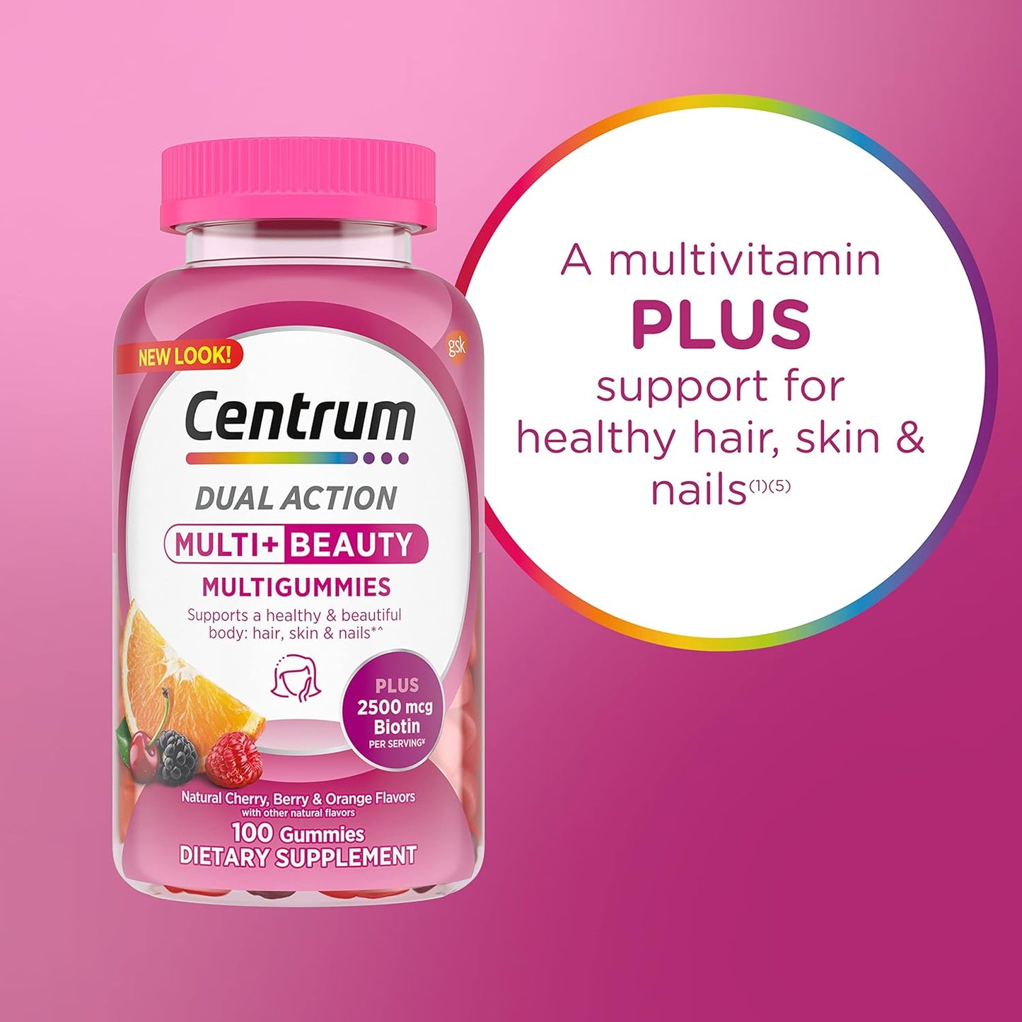 Centrum MultiGummies Multi + Beauty