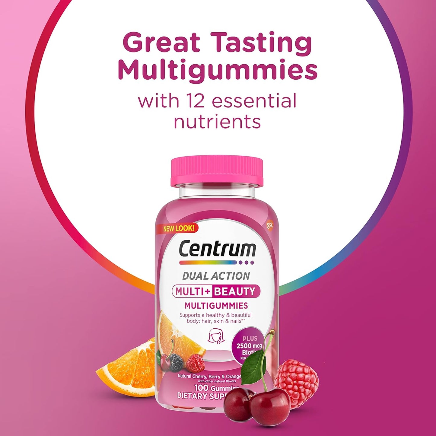 Centrum MultiGummies Multi + Beauty