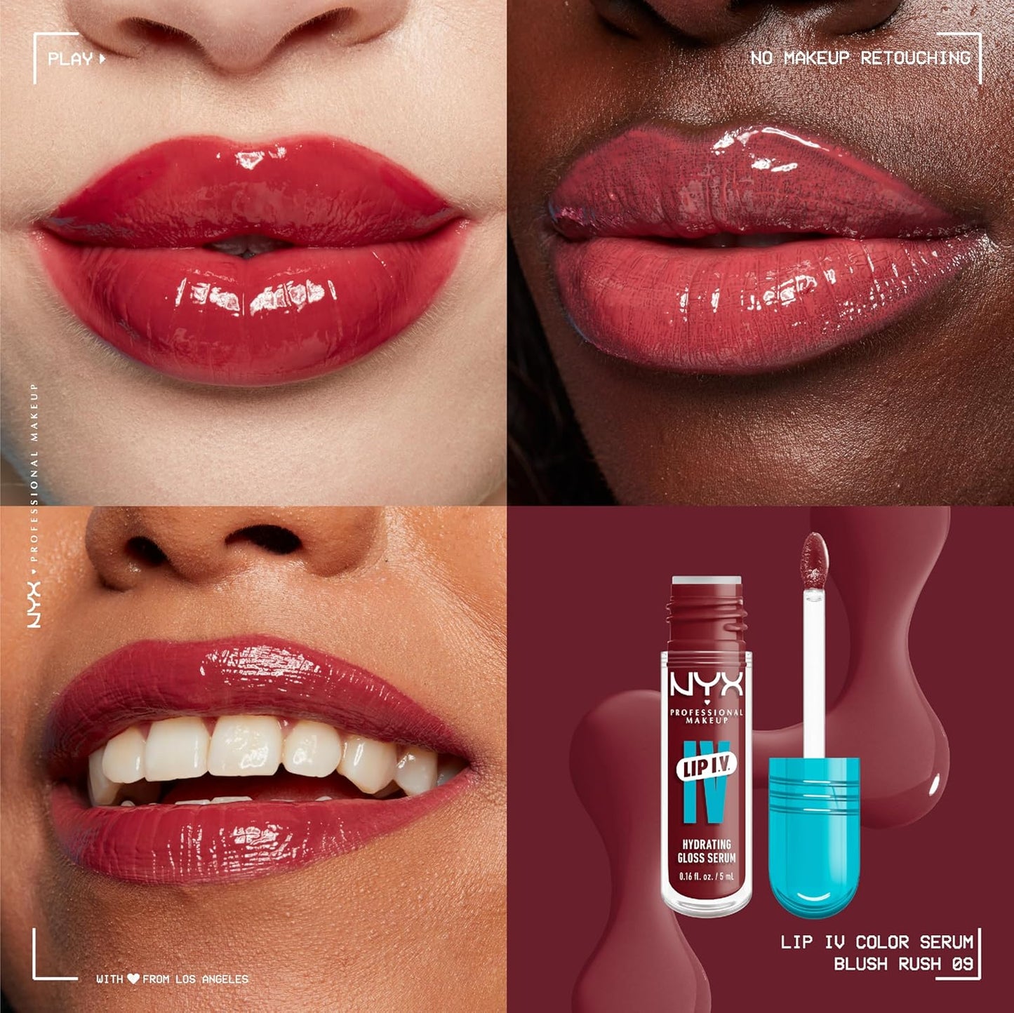 NYX Lip IV Hydrating Lip Gloss Stain