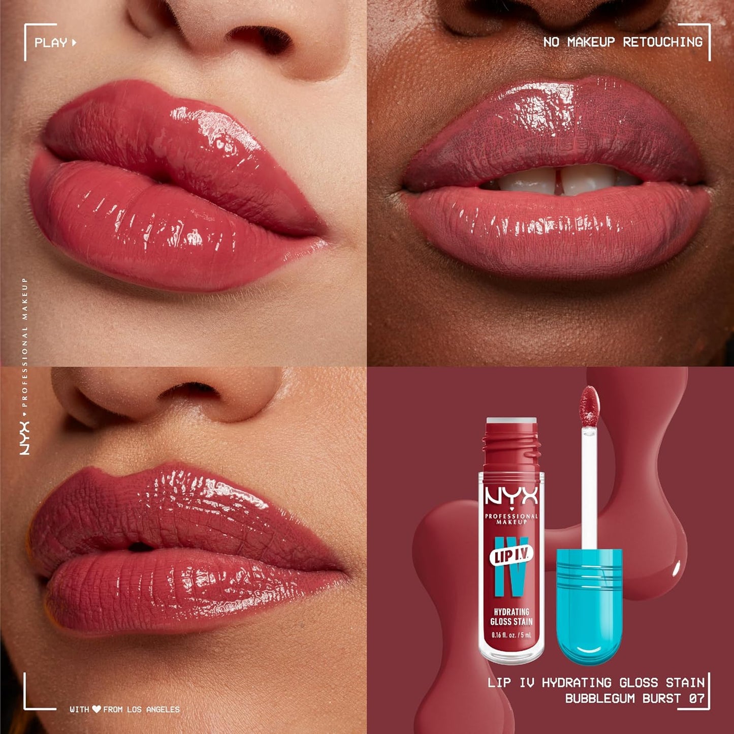 NYX Lip IV Hydrating Lip Gloss Stain