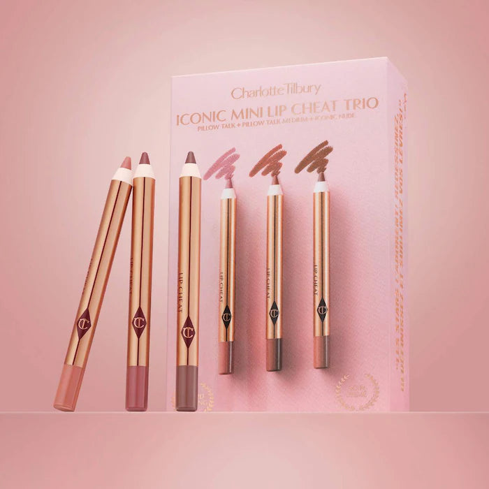 Charlotte Tilbury
Mini Iconic Lip Cheat Lip Liner Trio