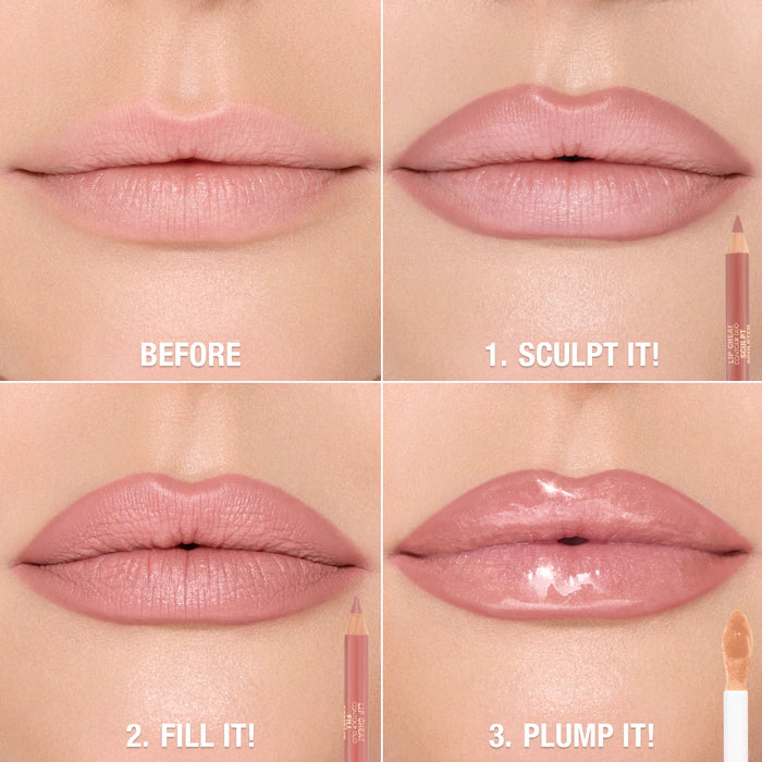 Charlotte Tilbury
Super Nudes Lip Cheat Contour Duo Lip Liner