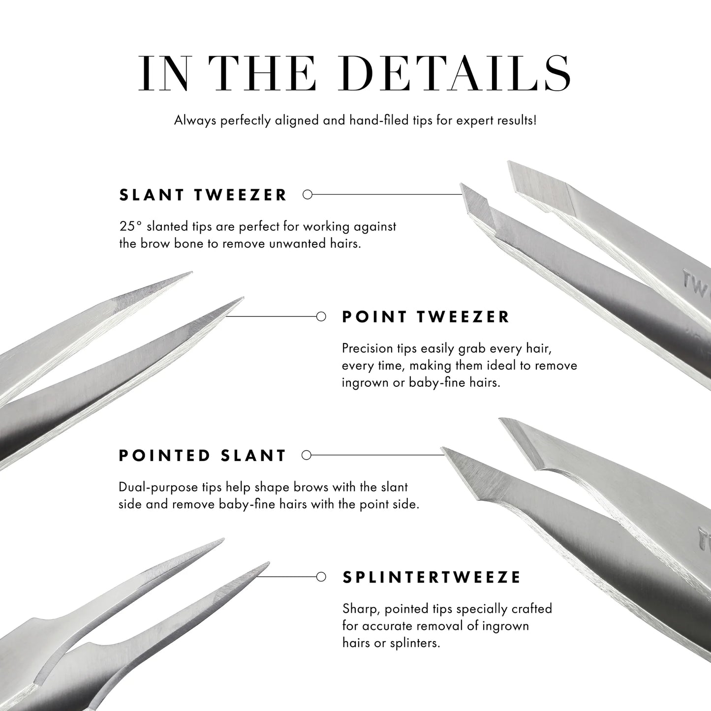 Tweezerman Mini Ultra Precision Slant Tweezer