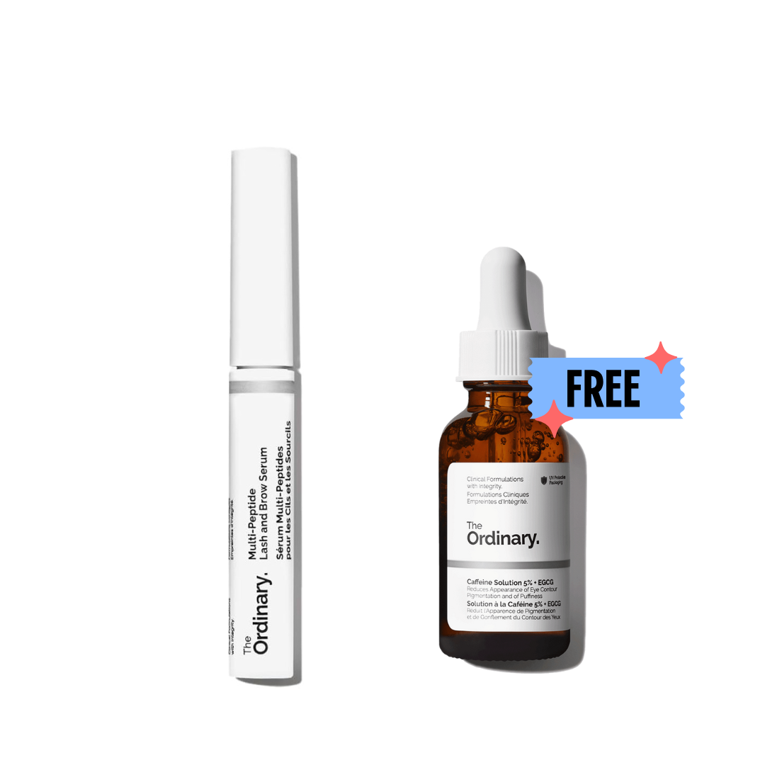 The Ordinary
Multi-Peptide Lash and Brow Serum for Thicker, Fuller Looking Lashes & Brows+ FREE Caffeine Solution 5% + EGCG