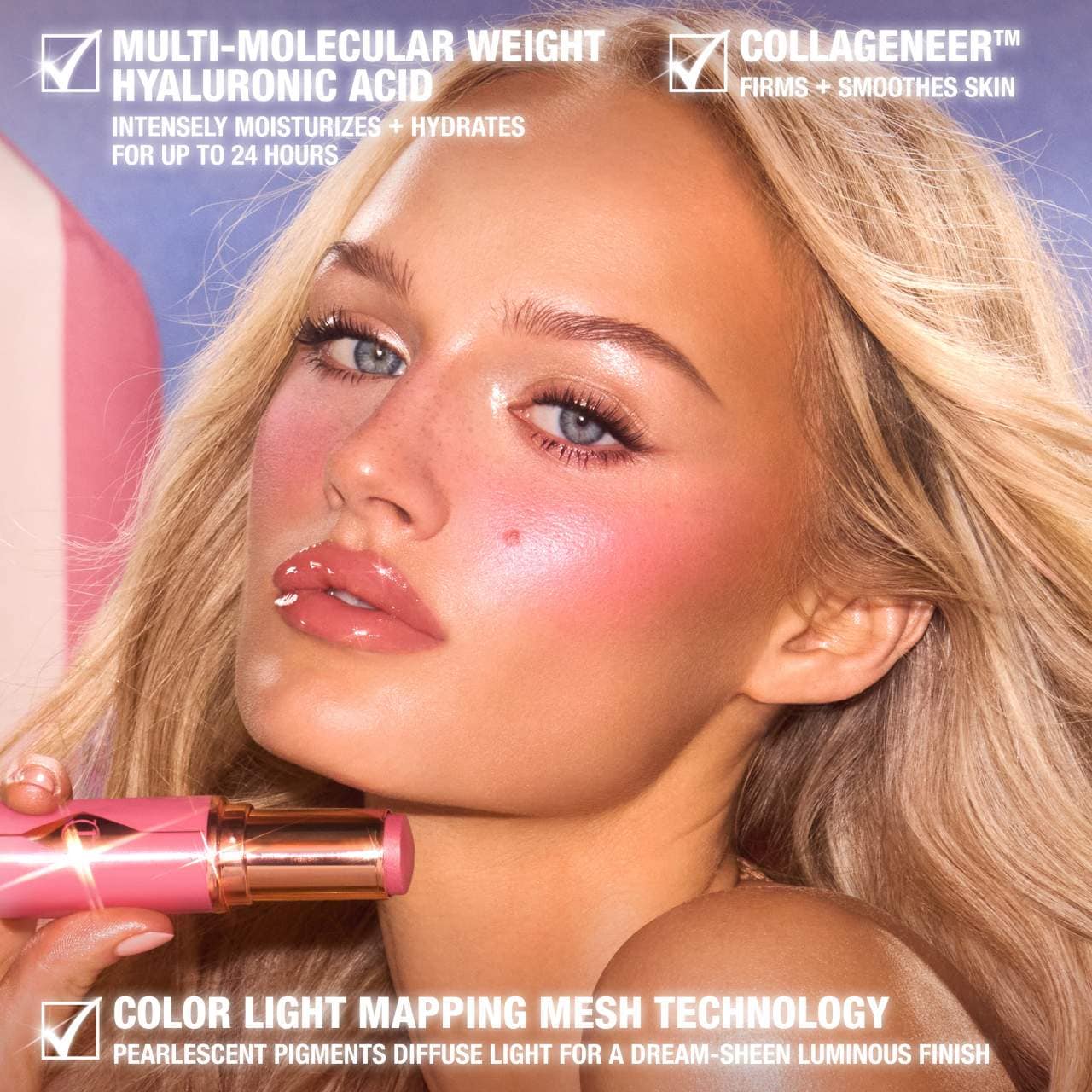 Charlotte Tilbury Unreal Lip + Cheek Glow Blush Stick