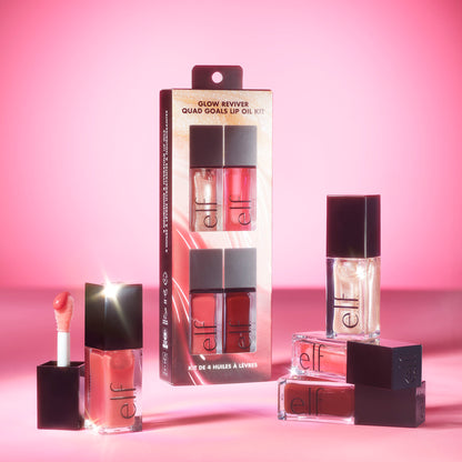 e.l.f Glow Reviver Quad Goals Lip Oil Kit