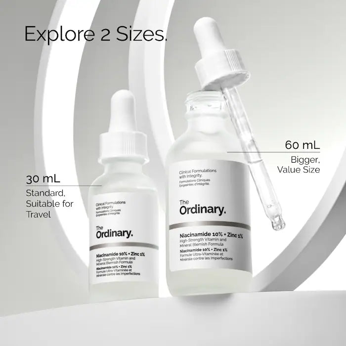 The Ordinary 
Niacinamide 10% + Zinc 1%  Serum for Oily Skin