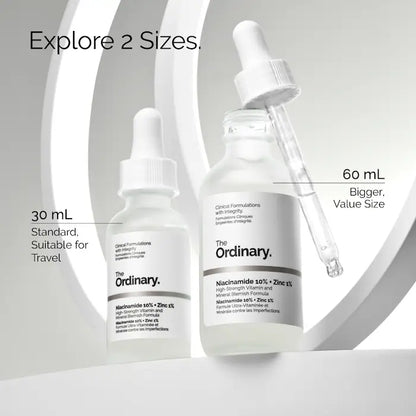 The Ordinary 
Niacinamide 10% + Zinc 1%  Serum for Oily Skin