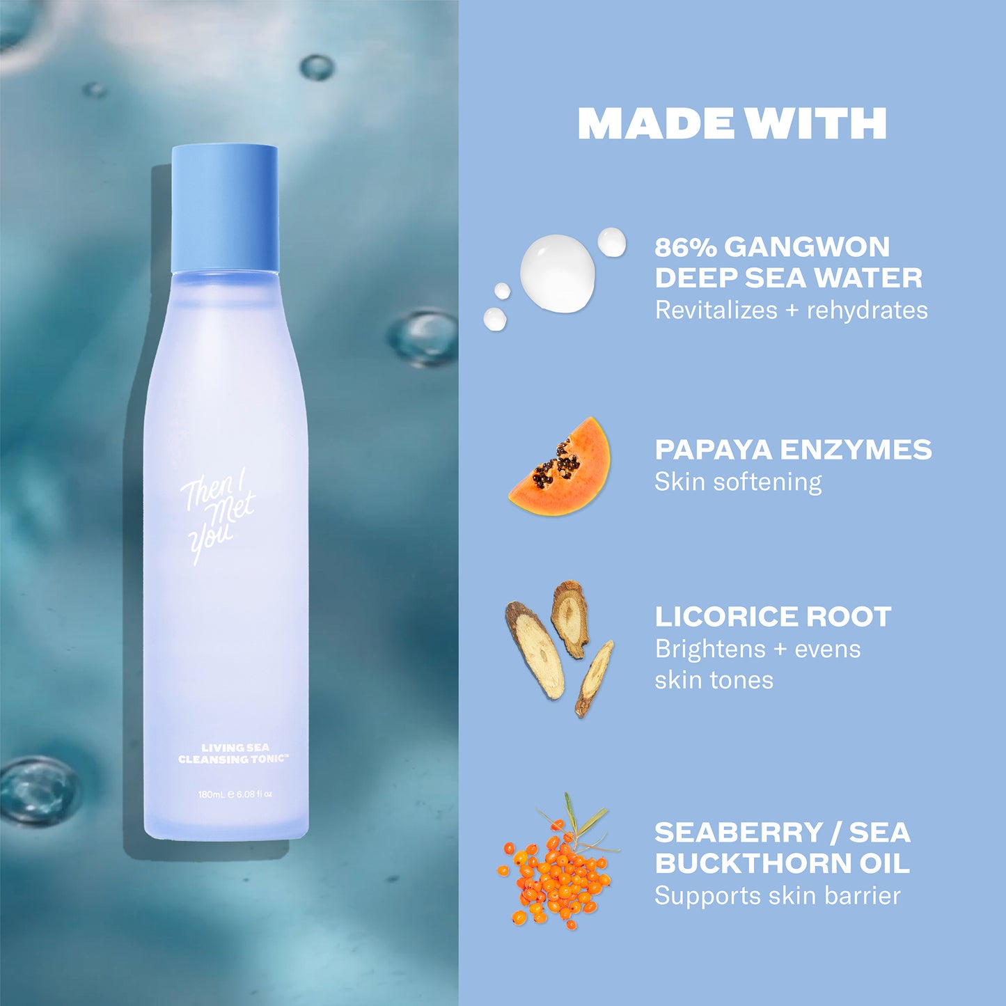 Then I Met You Living Sea Cleansing Tonic