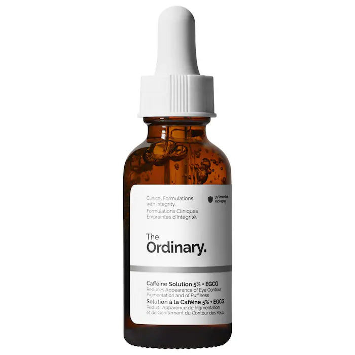 The Ordinary 
Caffeine Solution 5% + EGCG Depuffing Eye Serum for Dark Circles