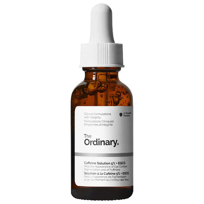 The Ordinary 
Caffeine Solution 5% + EGCG Depuffing Eye Serum for Dark Circles