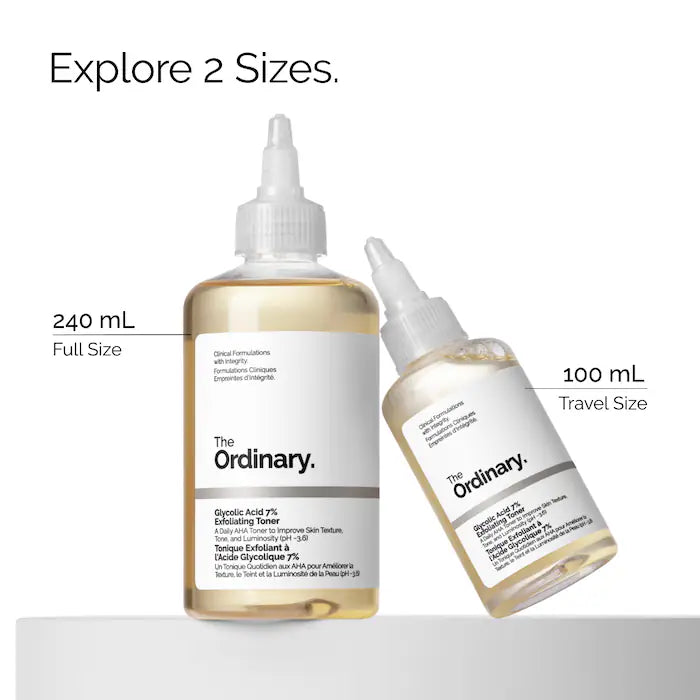 The Ordinary 
Glycolic Acid 7% Exfoliating and Brightening Daily Toner