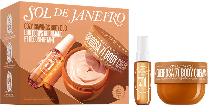 Sol de Janeiro Cozy Cravings Body Duo – Cheirosa 71 Cream & Perfume Mist Gift Set