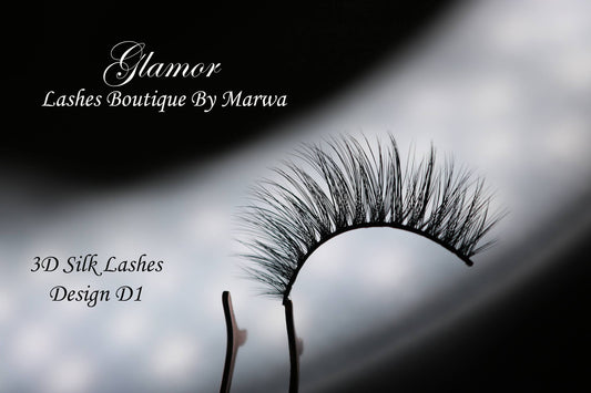 Glamor Lashes by Marwa 3D Silk Lashes