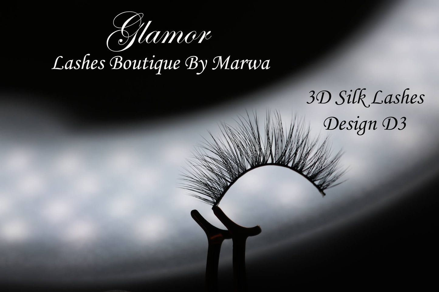 Glamor Lashes by Marwa 3D Silk Lashes