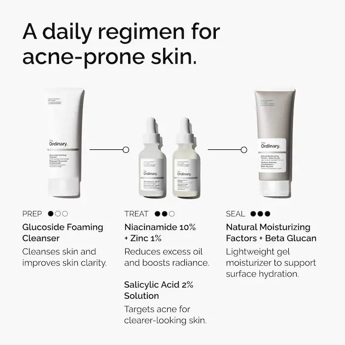 The Ordinary 
Salicylic Acid 2% Solution, Exfoliating Serum for Acne