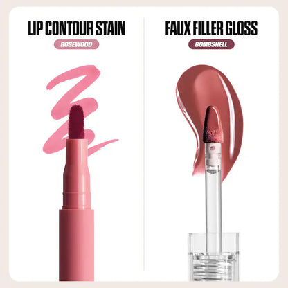 Huda Beauty Make Out Sesh Lip Stain and Lip Gloss Duos