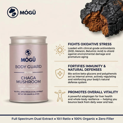 Mógū Body Guard Organic Chaga Mushroom