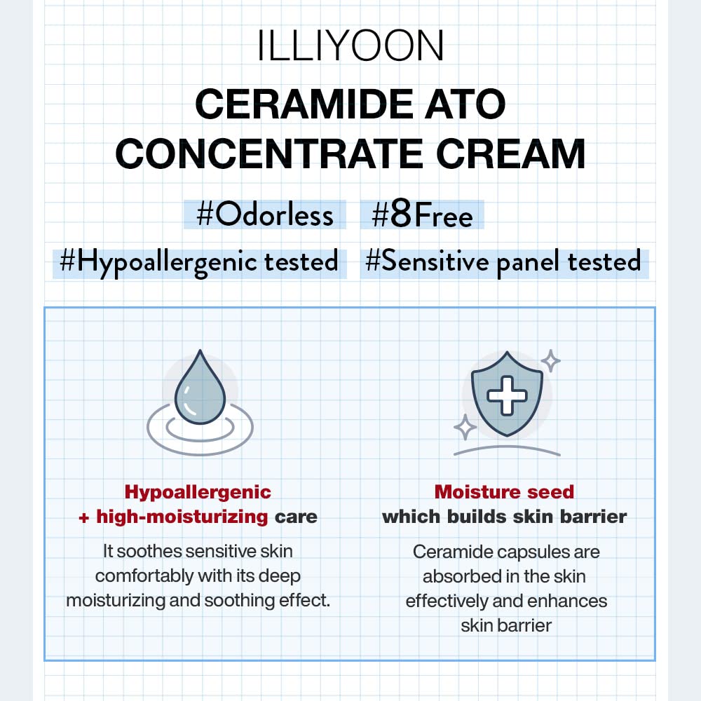 Illiyoon Vegan Facial Ceramide Ato Concentrate Cream