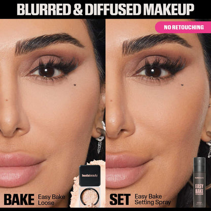 HUDA BEAUTY 
Easy Bake Blurring Setting Spray with 16-Hour Wear