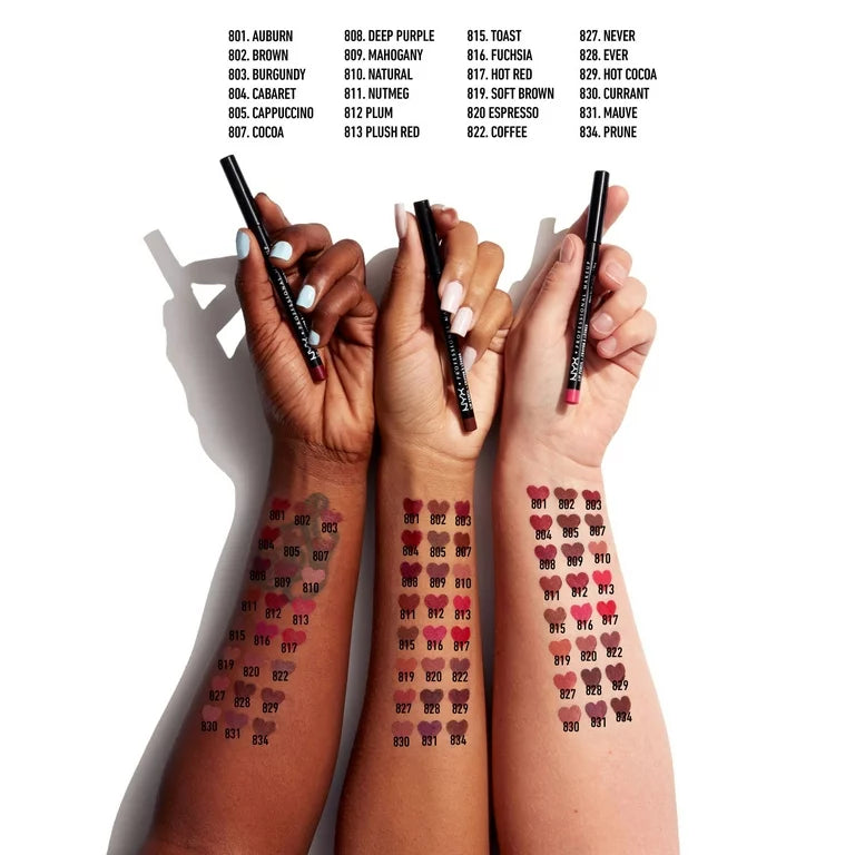 Nyx Professional Make Up Slim Lip Liner Pencil