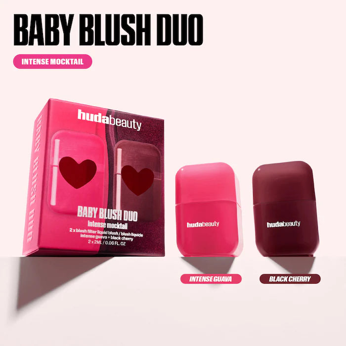 Huda Beauty Mini Blush Mocktail Duos- Intense Mocktail