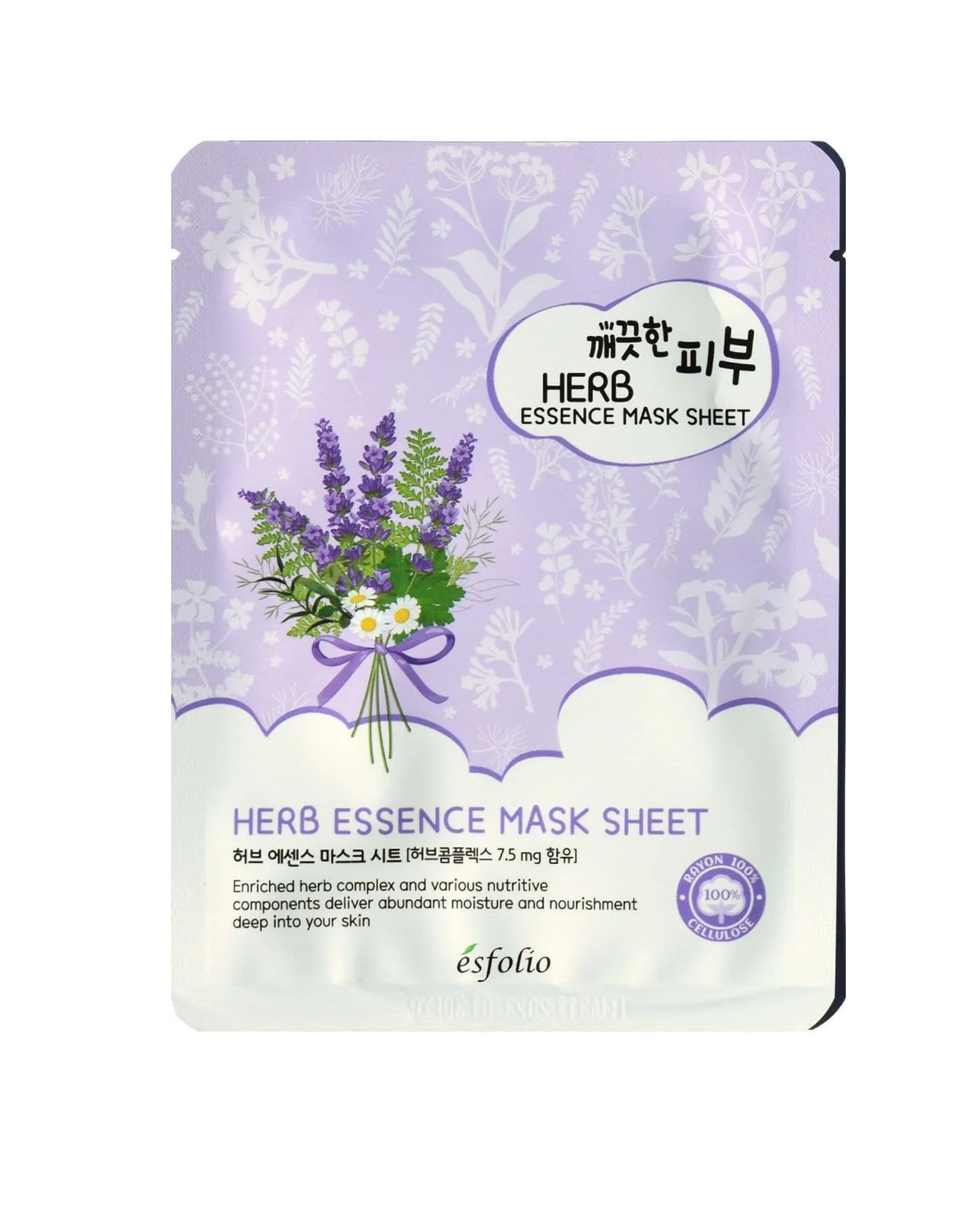 Esfolio Pure Skin Herb Essence Mask Sheet