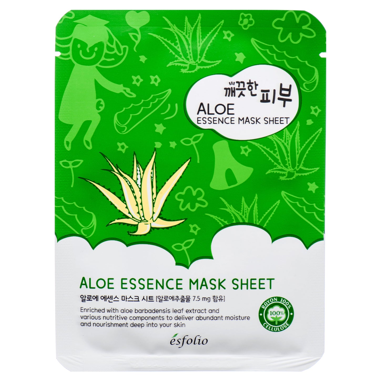 Esfolio Pure Skin Aloe Essence Mask Sheet