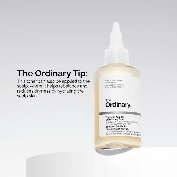 The Ordinary 
Glycolic Acid 7% Exfoliating and Brightening Daily Toner