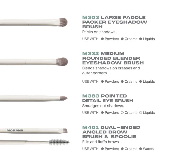 Morphe Best Of Blends 8-Piece Face & Eye Brush Set