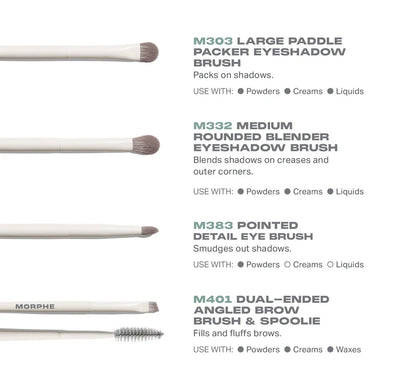 Morphe Best Of Blends 8-Piece Face & Eye Brush Set