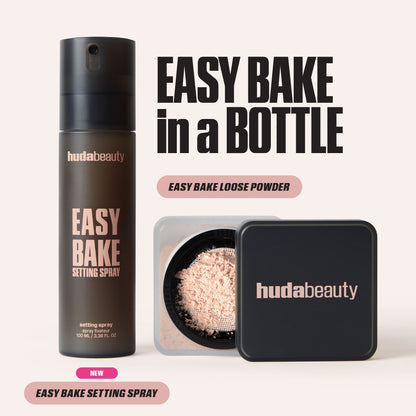 HUDA BEAUTY 
Easy Bake Blurring Setting Spray with 16-Hour Wear