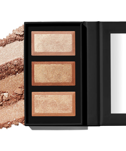Beauty Bay Highlighter Trio Palette - Golden Glow