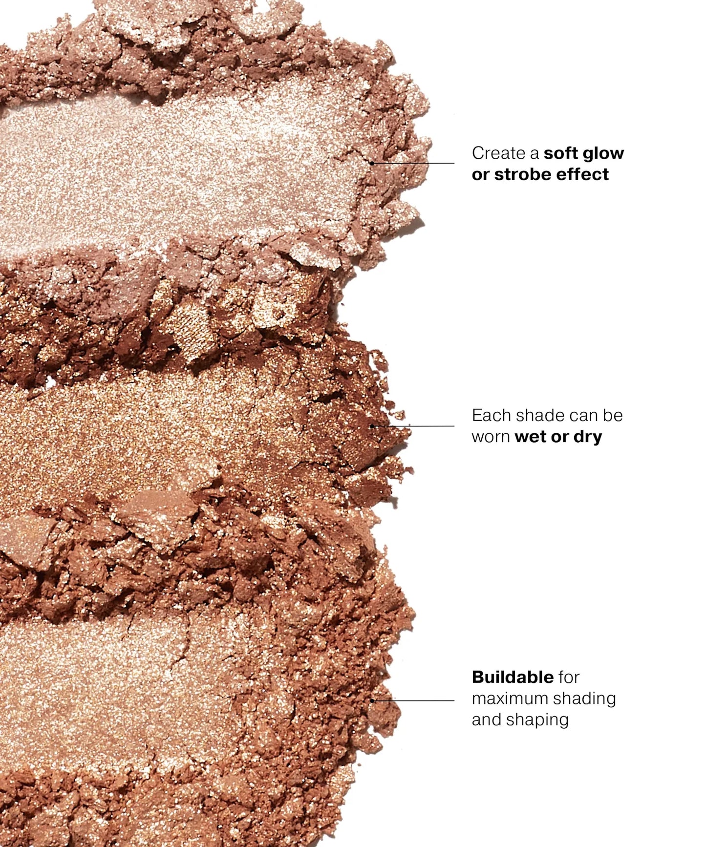 Beauty Bay Highlighter Trio Palette - Golden Glow