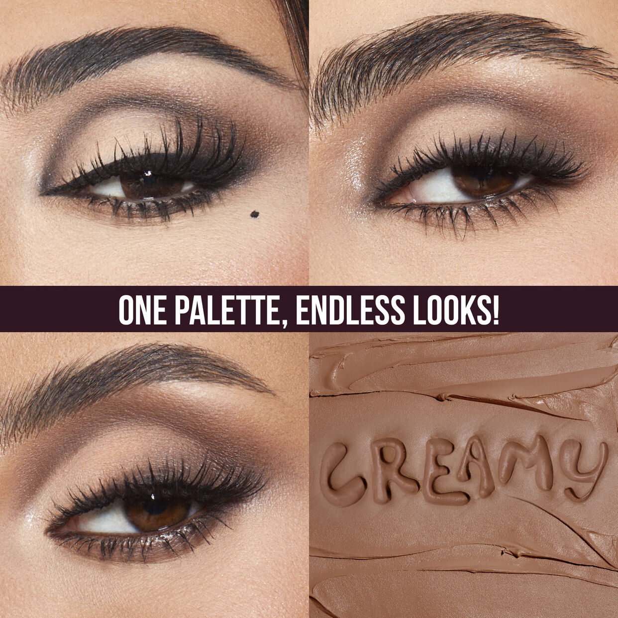 Huda Beauty Creamy Obsessions Eyeshadow Palette - Neutral Brown
