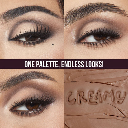 Huda Beauty Creamy Obsessions Eyeshadow Palette - Neutral Brown