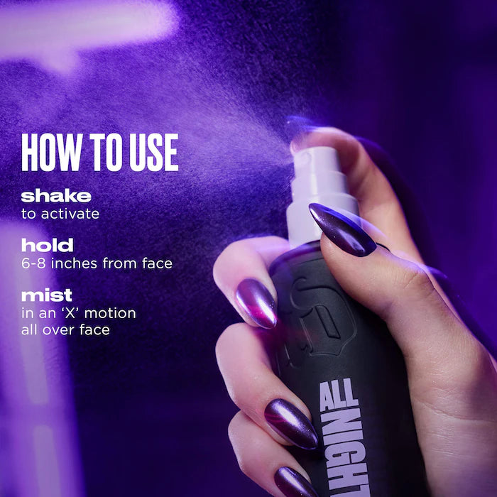 Urban Decay 
All Nighter Waterproof Natural Finish Setting Spray with 24HR Wear