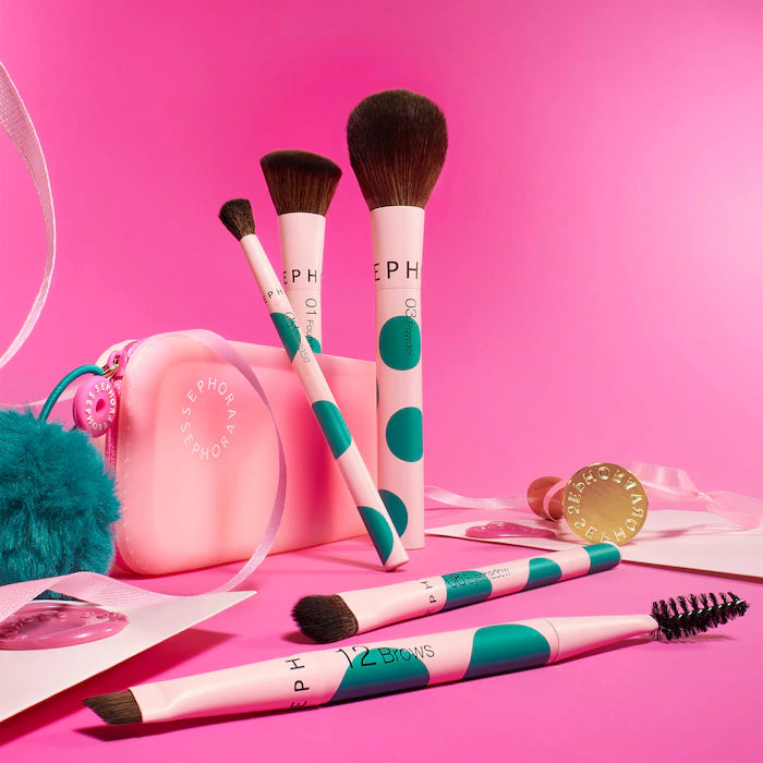 SEPHORA COLLECTION 
5-Piece Face and Eye Brush Set