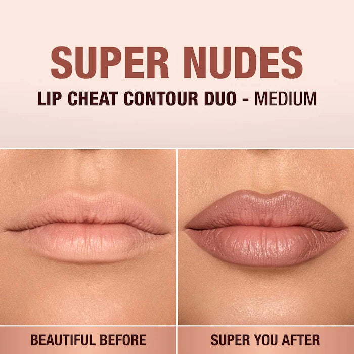 Charlotte Tilbury 
Super Nudes Lip Cheat Contour Duo Lip Liner