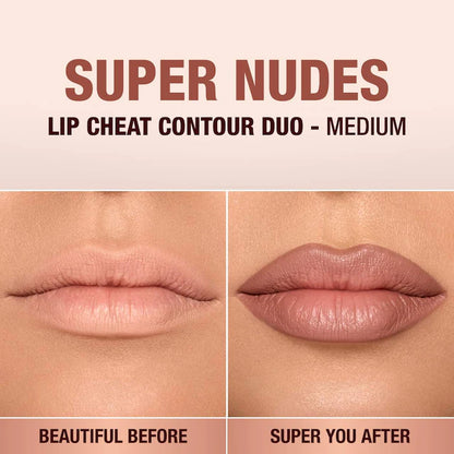 Charlotte Tilbury 
Super Nudes Lip Cheat Contour Duo Lip Liner