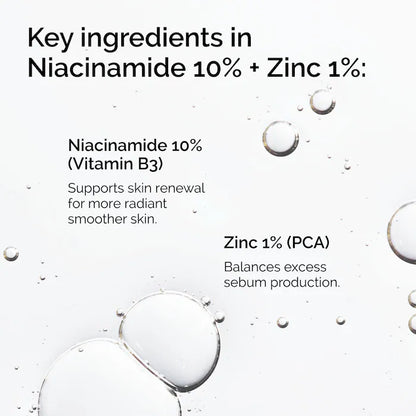 The Ordinary 
Niacinamide 10% + Zinc 1%  Serum for Oily Skin