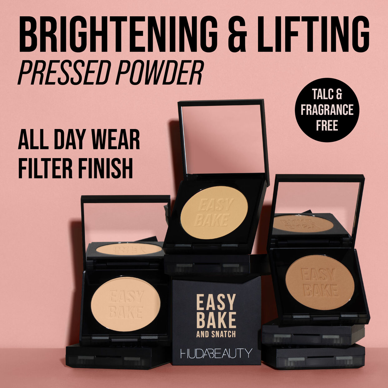 HUDA BEAUTY Easy Bake and Snatch Pressed Powder