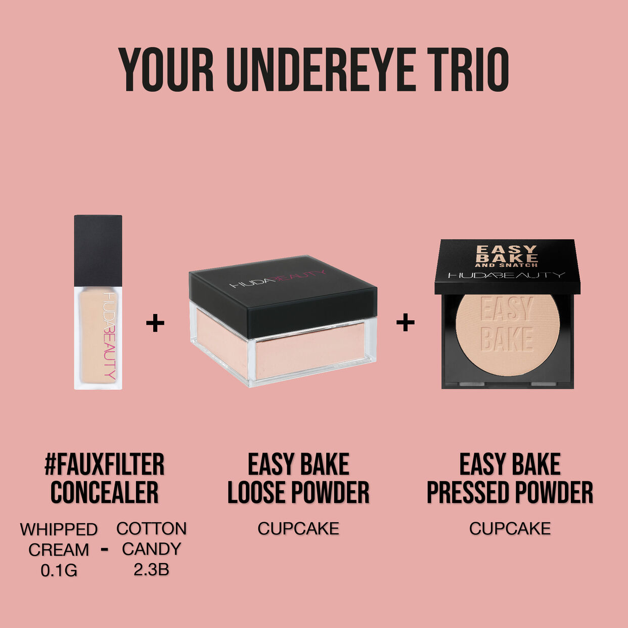 HUDA BEAUTY Easy Bake and Snatch Pressed Powder