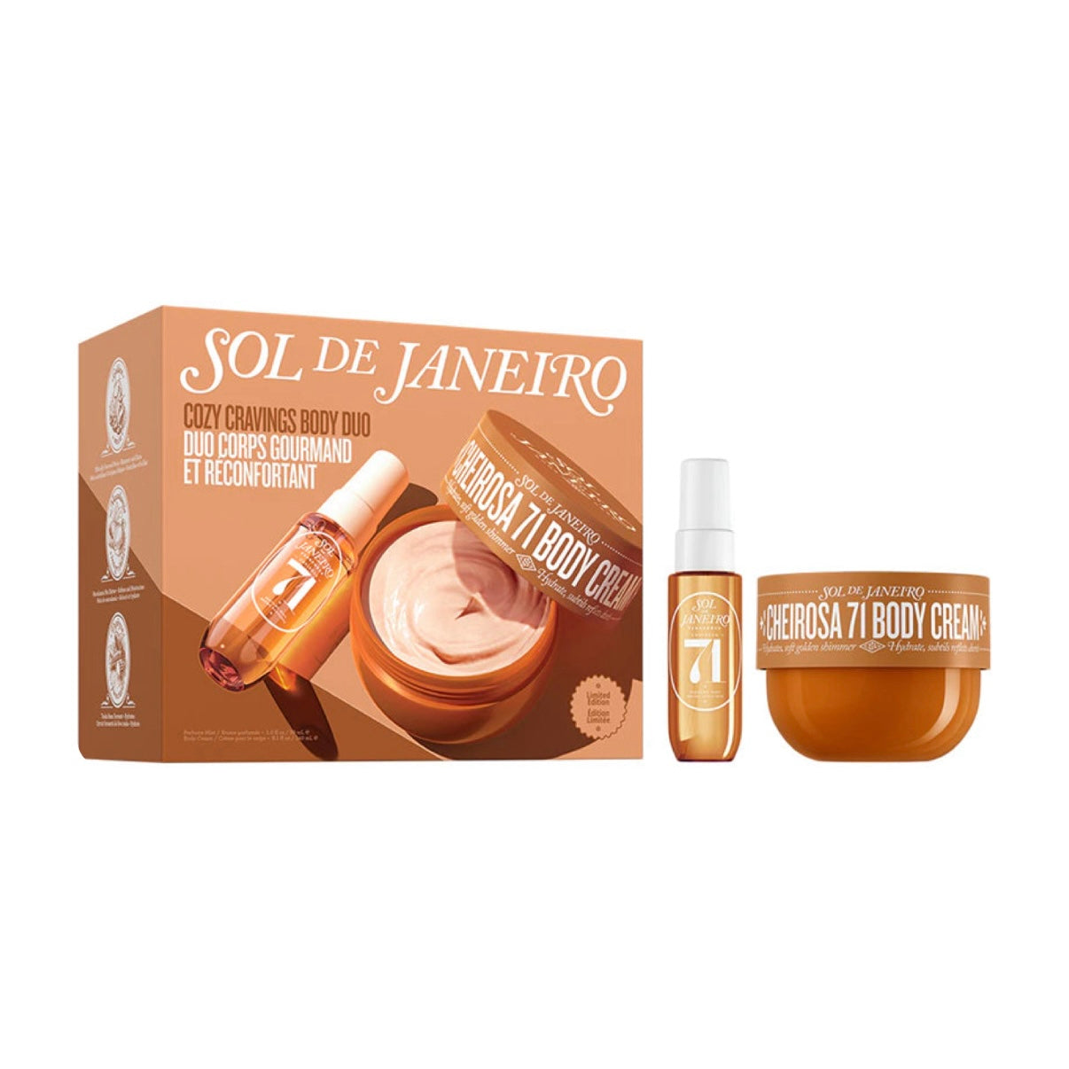 Sol de Janeiro Cozy Cravings Body Duo – Cheirosa 71 Cream & Perfume Mist Gift Set