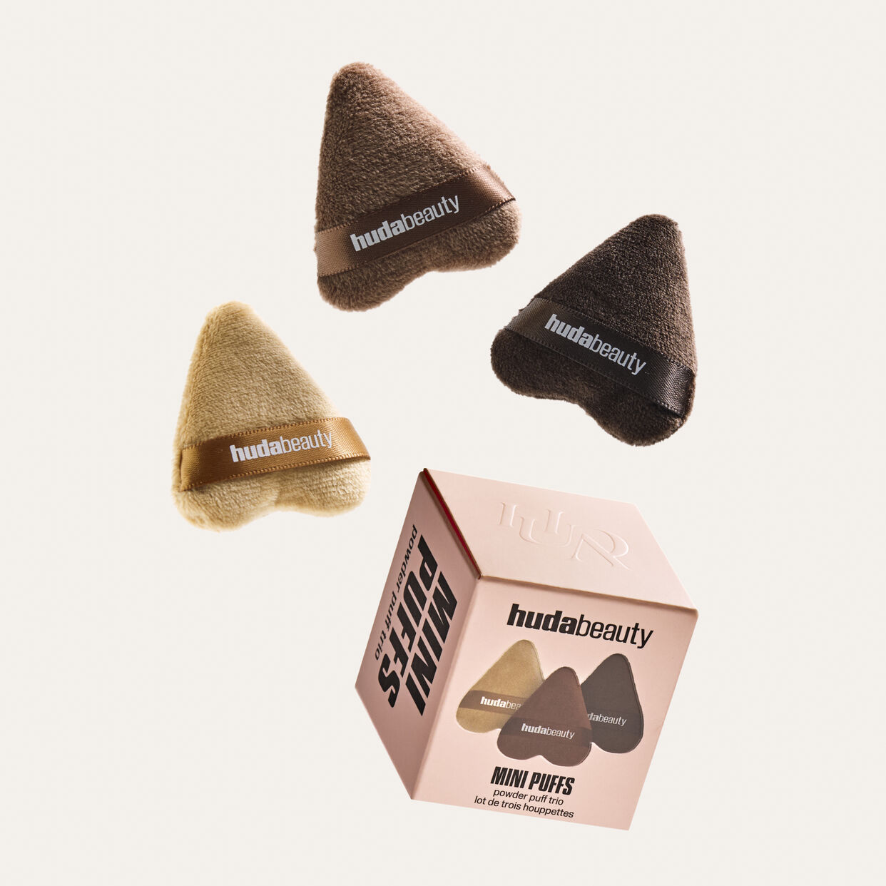 Huda Beauty Mini Puffs Powder Puff Trio