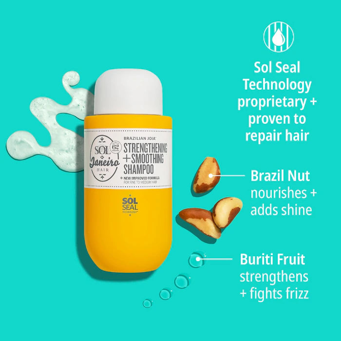 Sol de Janeiro
Brazilian Joia™ Strengthening + Smoothing Shampoo