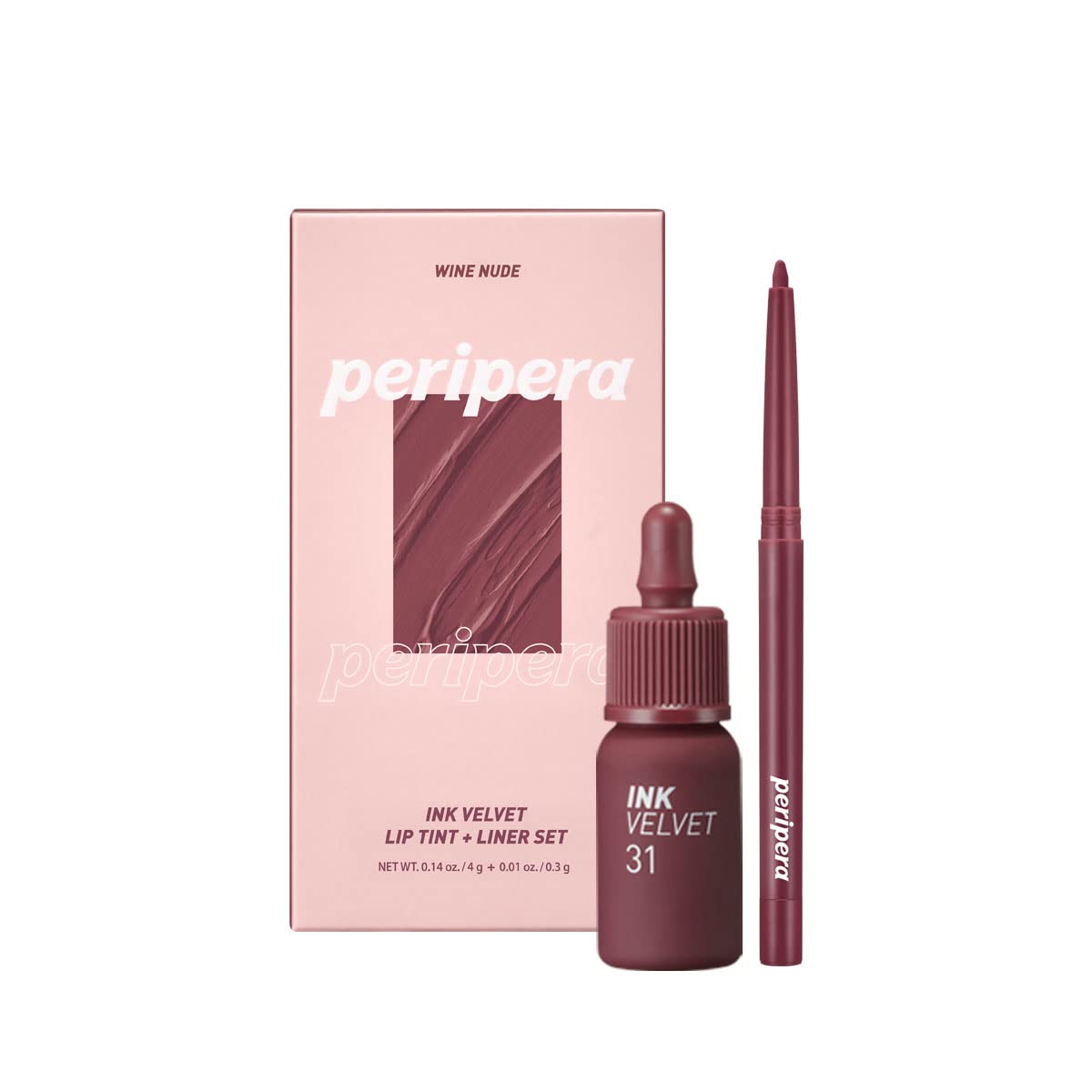 Peripera Ink Velvet Lip Tint + Liner Set