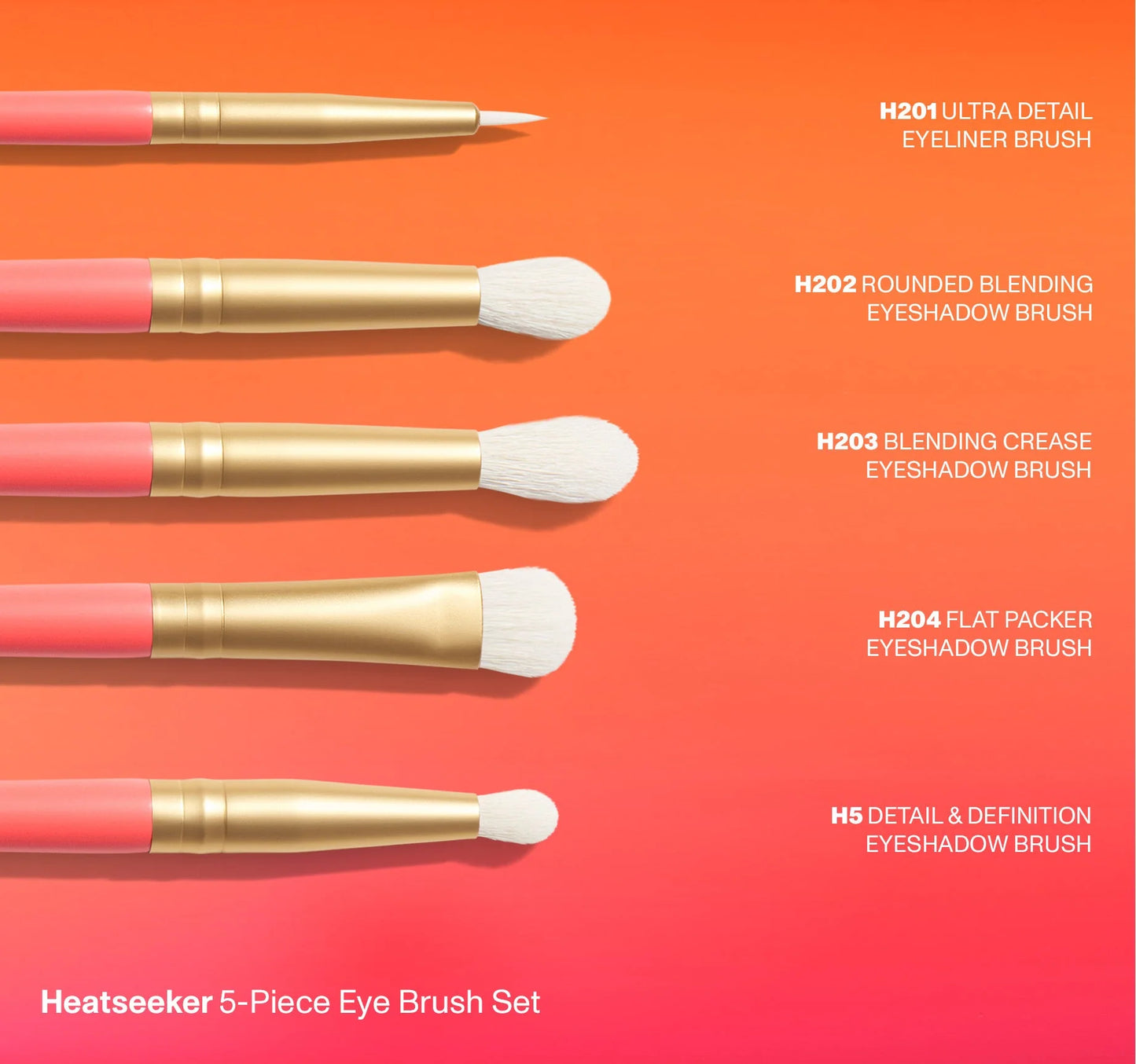 Morphe
Heatseeker 5-Piece Brush Set